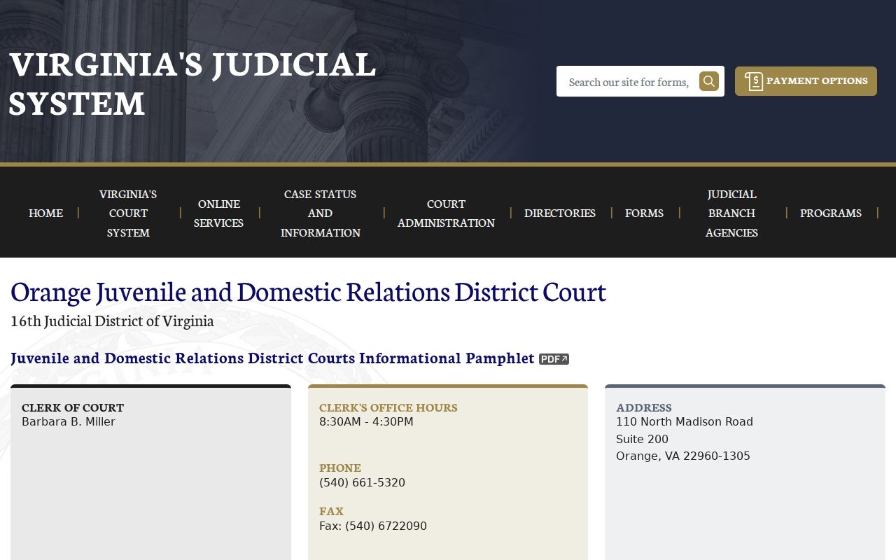 Orange County warrant records and juvenile case access caveat