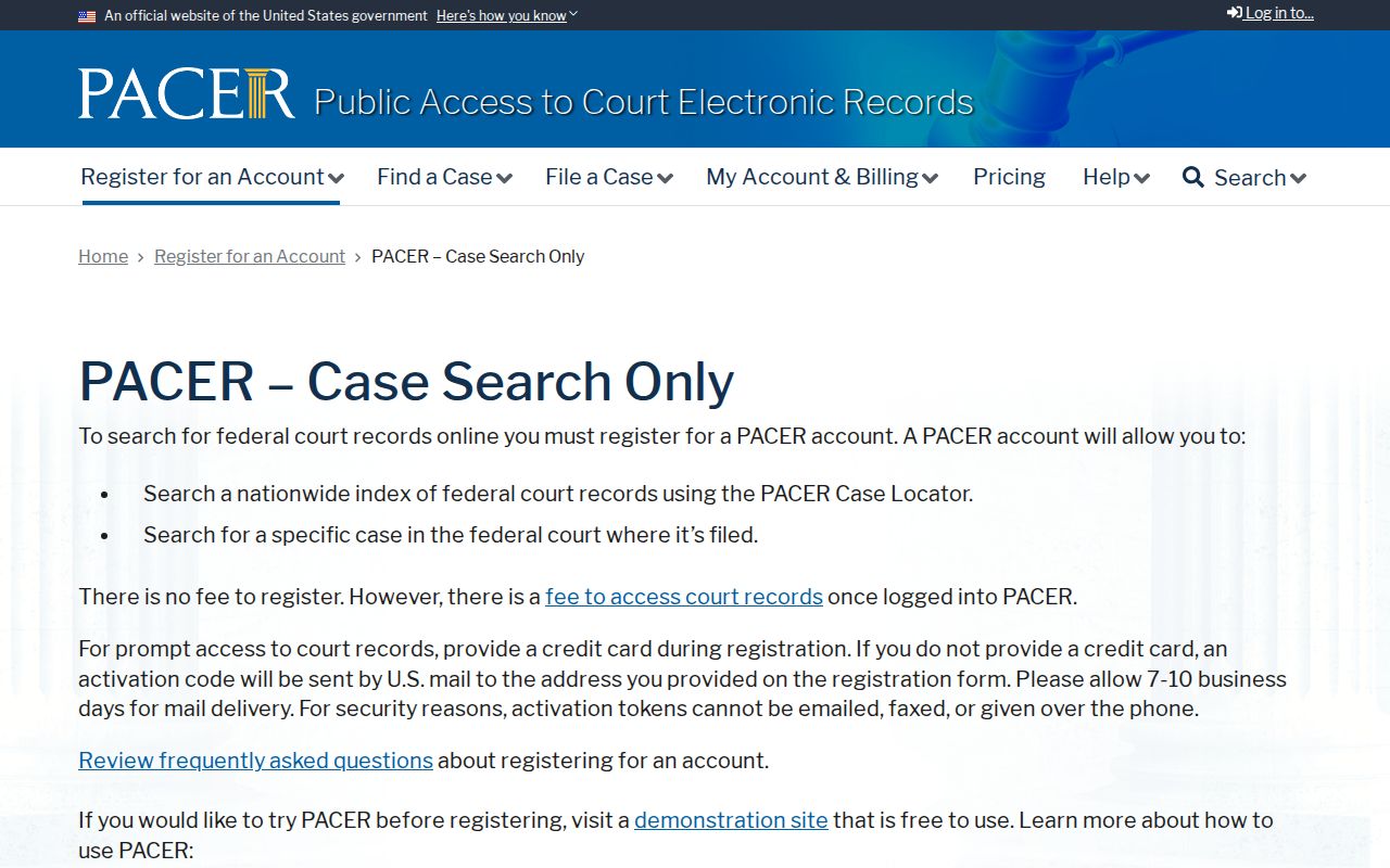 Orange County arrest warrant research and federal court search access